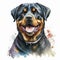 Smiling Rottweilers: Spreading Positivity with Pet Photography AI Generated