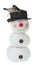 Smiling snowman toy