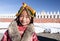 Smiling tibetan girl