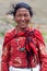 Smiling Tibetan woman in Upper Dolpo, Nepal
