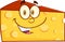 Smiling Wedge Of Cheese Cartoon Character