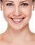 Smiling woman mouth with great teeth.