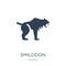 smilodon icon in trendy design style. smilodon icon isolated on white background. smilodon vector icon simple and modern flat