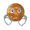 Smirking picture of a cartoon mercury planet