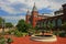 Smithsonian Castle, landmark in Washington DC, USA