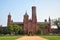 Smithsonian Castle in Washington DC, USA