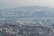 Smog pollution and Cityscape of Seoul capital of South Korea