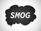 Smog pollution dirty emission cloud icon