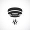 Smoke alarm system vector symbol