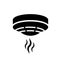 Smoke alarm system vector symbol