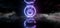 Smoke Alien Spaceship Purple Neon Futuristic Sci Fi Laser Circle Shape Schematic Motherboard Chip Detailed Texture Reflective