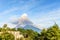 Smoke billows from erupting Fuego volcano, Guatemala