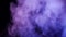 Smoke on a black background. Bright colorful smoke. Blue, purple background. Beautiful abstract background. smoke