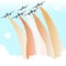 Smoke Color Sky Plane Parade Group Airplane Fly Peace Joy Vector Illustration