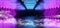 Smoke Cyber Arrow Shaped Path Track Sci Fi Futuristic  Modern Retro Neon Glowing Blue Purple Lights In Dark Empty Grunge
