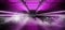 Smoke Cyber Vibrant Dark  Sci Fi Futuristic  Modern Retro Neon Glowing Purple Lights In Dark Empty Grunge Reflective Concrete