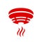 Smoke detector vector icon
