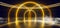 Smoke Fog Oval Circle Studio Sci Fi Futuristic Room Club NIght Dark Concrete Spaceship Showcase Cyber Virtual Reality Orange Glow