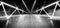 Smoke Fog Triangle Neon Futursitic Background Sci Fi White Glowing Fluorescent Luminous Asphalt Tiled Grunge Concrete Floor