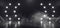 Smoke Foggy Sci Fi Futuristic Studio Lights Laser Neon Tubes Glowing White On Grunge Concrete Bar Dance Stage Podium Garage