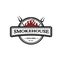 Smoke House vintage logo concept. Logo of Barbecue