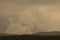 Smoke from a large bushfire in The Blue Mountains in Australia