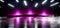 Smoke Neon Stage Showcase Club Laser Vibrant Luminous Purple Blue Pink Chaotic Triangle Dark Empty Hall Garage Grunge Concrete