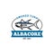Smoked Albacore Tuna Fish Logo Premium Seafood Label Industry