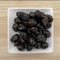 Smoked black olives