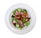 Smoked duck breast rocket salad orange balsamic vinaigrette in w