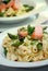 Smoked salmon pasta