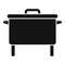 Smokehouse cook icon simple vector. Bbq grill