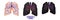 Smoker`s lungs set in low poly. Healthy lungs, sick lungs, cance