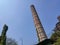 smokestack old waste air sugar industry factory chimney pollution