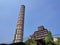 smokestack old waste air sugar industry factory chimney pollution