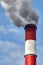 Smokey chimney, environmental pollution concept