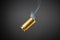 Smoking bullet casing