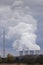 smoking chimney, power plant in Czech Republic