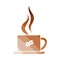 Smoking Cofee Cup Icon