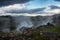 Smoking fumaroles in Landmannalaugar