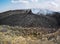 Smoking volcanic pinnacle close to Erta Ale volcano, Ethiopia