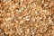 Smoking wood chips background