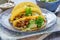 Smoky Mexican pork and bean tacos