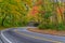 Smoky Mountain Road in Autumn