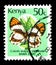 Smoky Orange Tip Colotis euippe omphale, Butterflies serie, circa 1988