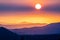 Smoky Sunrise Over Lassen Volcanic