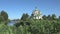 Smolensk Cathedral in the summer landscape. Olonets, Karelia