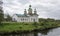 Smolensky Cathedral of Olonets located on a small island Mariam, lying below the confluence of the rivers Olonka and Megregi in Ka
