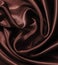 Smooth elegant dark brown chocolate silk as background