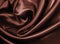 Smooth elegant dark brown chocolate silk as background